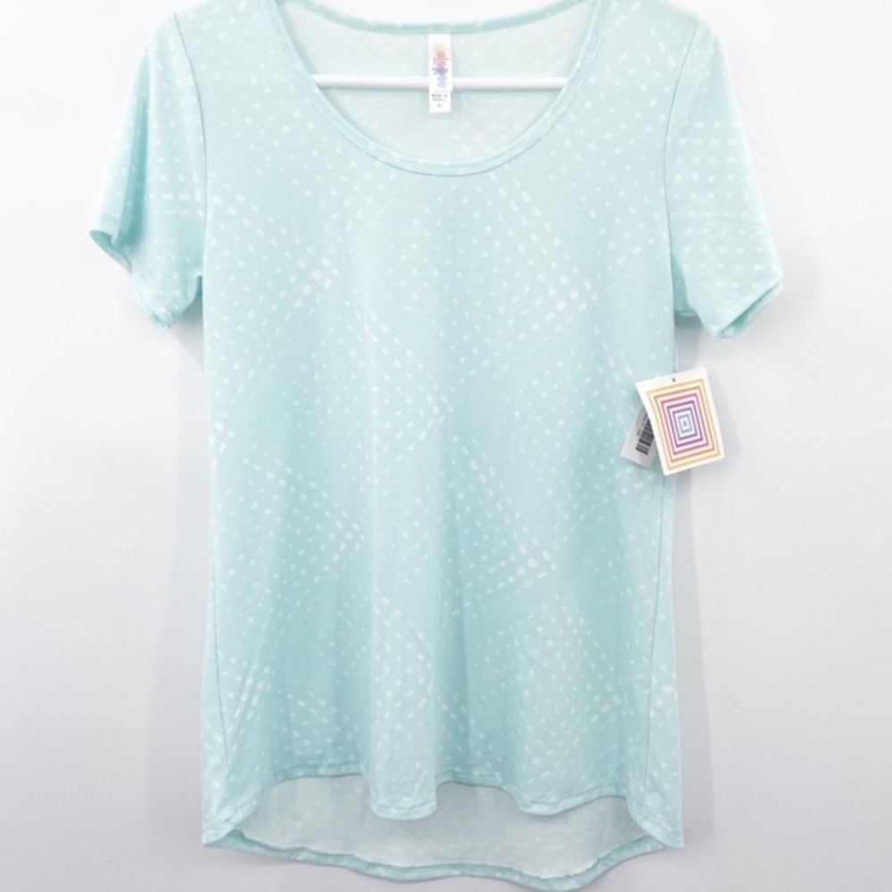 LULAROE | Tee Classic XS Blue White NWT